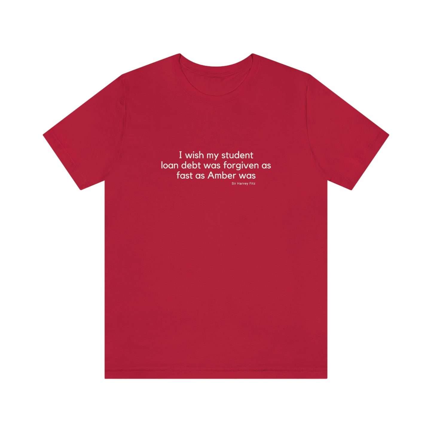 Unisex Jersey Short Sleeve Amber Haiku Tee