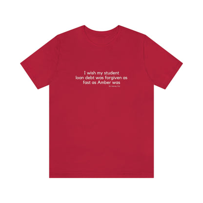 Unisex Jersey Short Sleeve Amber Haiku Tee