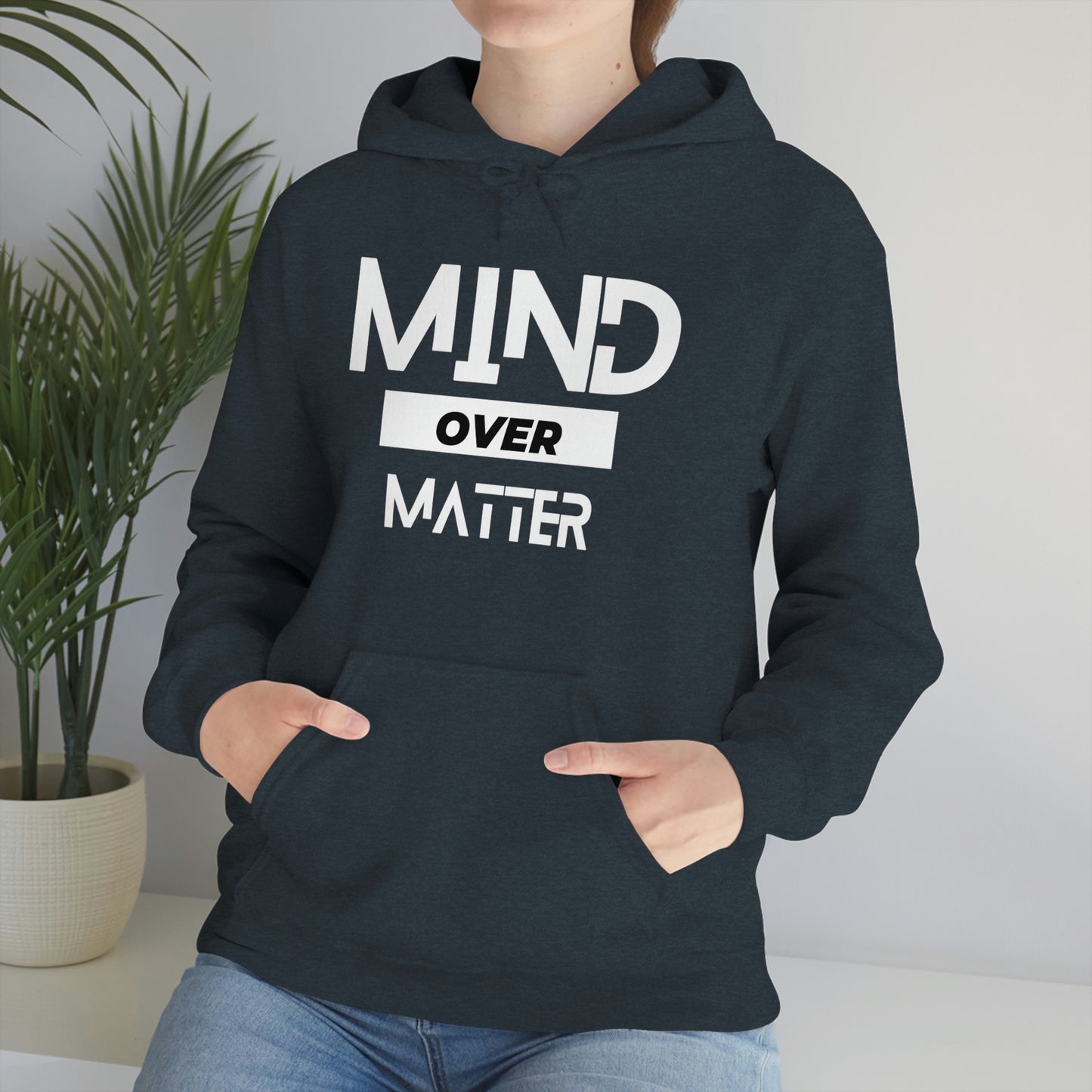 Unisex Heavy Blend™ Hooded Mind Over Matter Sweatshirt