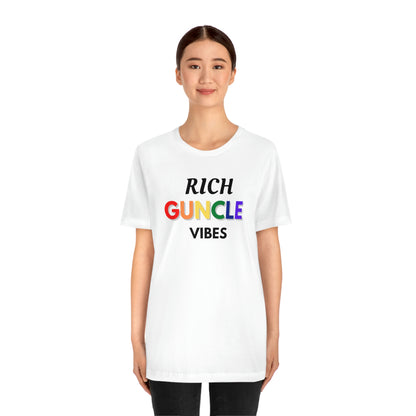 Unisex Jersey Short Sleeve Rich GUNCLE Pride Tee