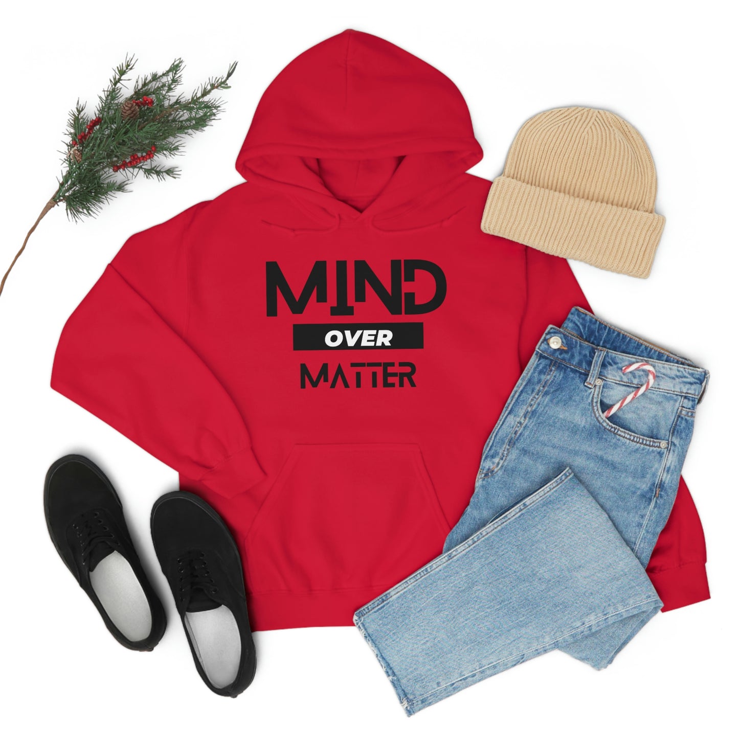 Unisex Heavy Blend™ Hooded  Mind Over Matter Sweatshirt