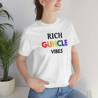 Unisex Jersey Short Sleeve Rich GUNCLE Pride Tee