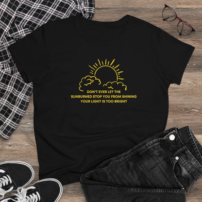 Women's Heavy Cotton  Golden Light Haiku Tee