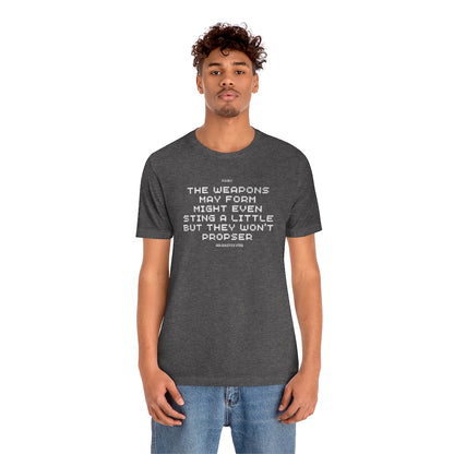 Unisex Jersey Short Sleeve Weapons Haiku Tee