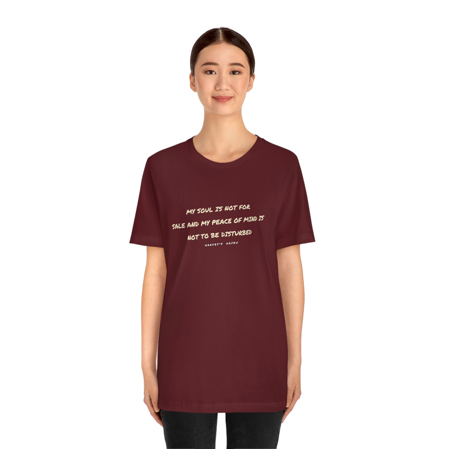 Unisex Jersey Short Sleeve My Soul Haiku Tee