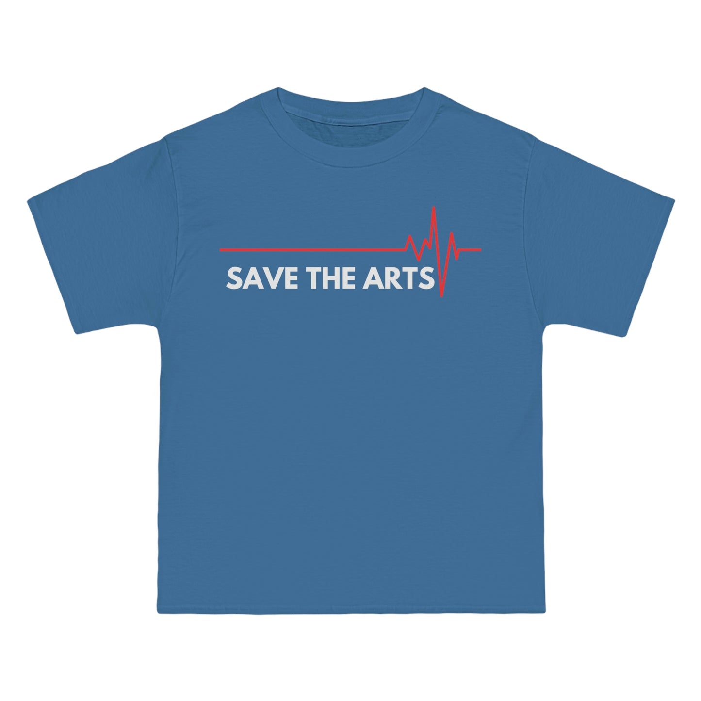 Beefy-T®  Short-Sleeve Save The Arts White Text T-Shirt