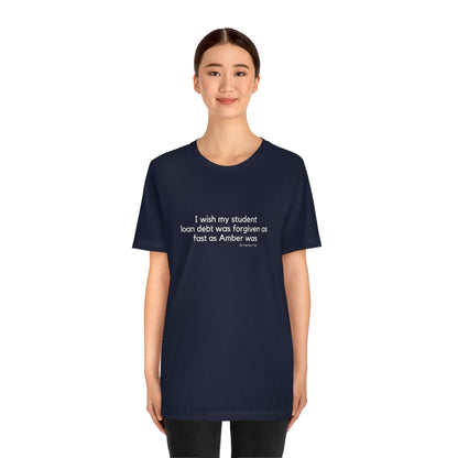 Unisex Jersey Short Sleeve Amber Haiku Tee