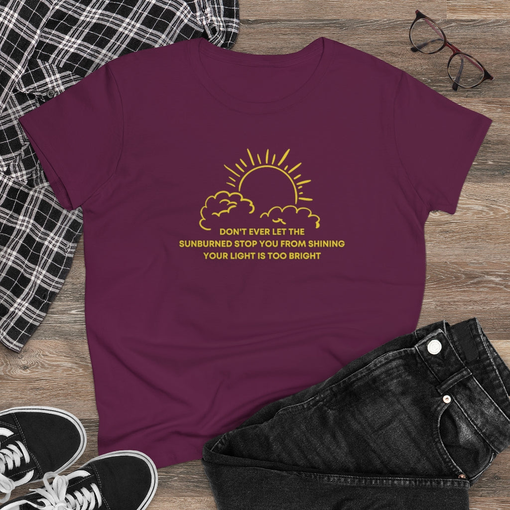 Women's Heavy Cotton  Golden Light Haiku Tee