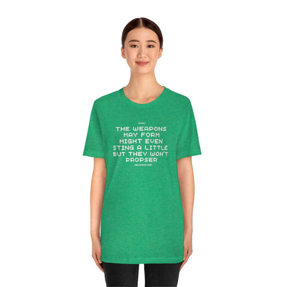 Unisex Jersey Short Sleeve Weapons Haiku Tee