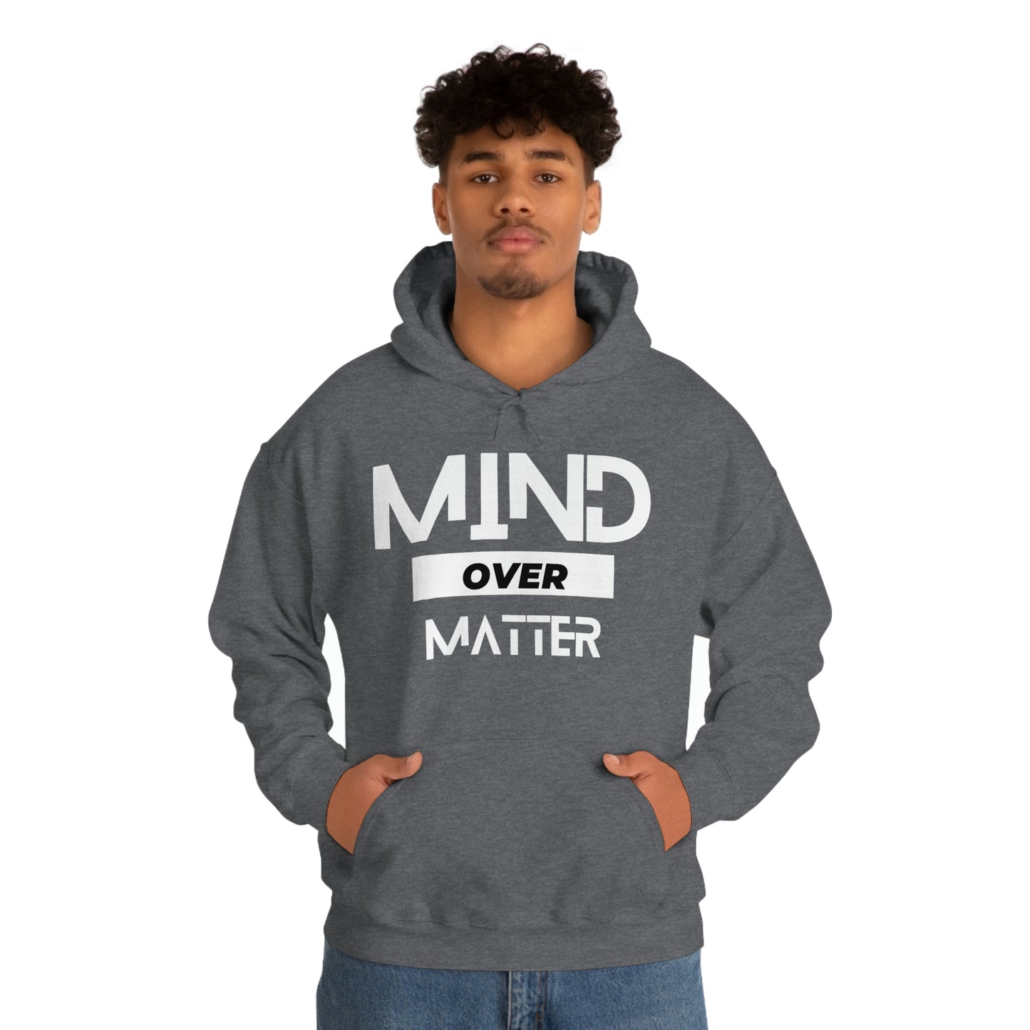 Unisex Heavy Blend™ Hooded Mind Over Matter Sweatshirt