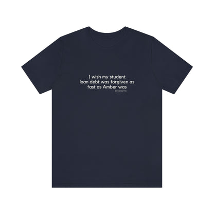 Unisex Jersey Short Sleeve Amber Haiku Tee