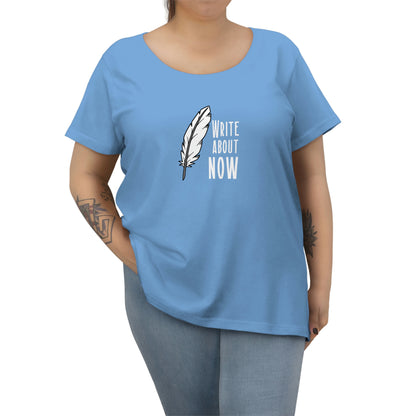 Women's Curvy Write About Now Tee