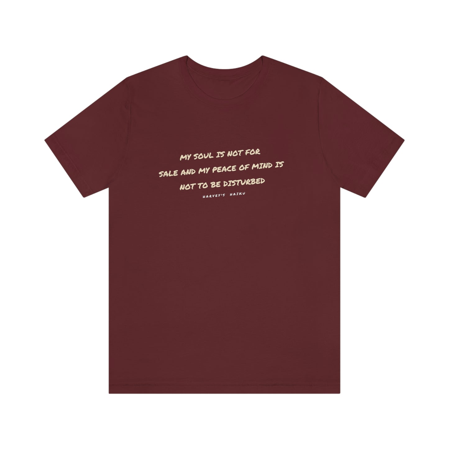 Unisex Jersey Short Sleeve My Soul Haiku Tee