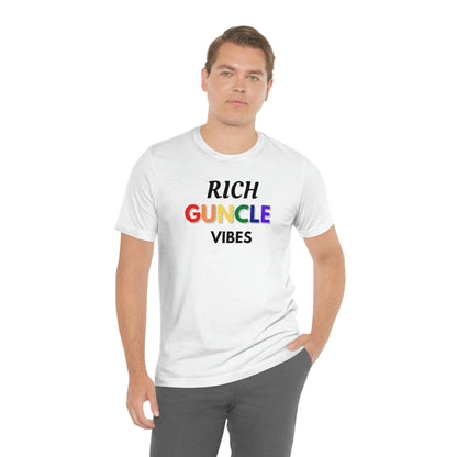 Unisex Jersey Short Sleeve Rich GUNCLE Pride Tee