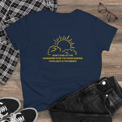 Women's Heavy Cotton  Golden Light Haiku Tee