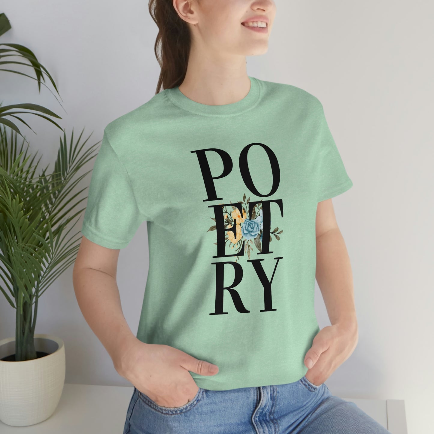 Unisex Jersey Short Sleeve Poetry Tee