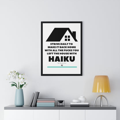 Premium Framed Vertical Poster