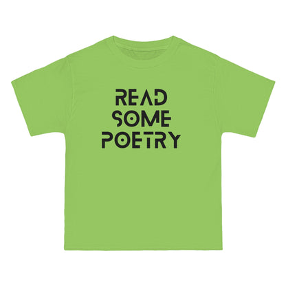 Beefy-T® Short-Sleeve Read Some Poetry Black Text T-Shirt