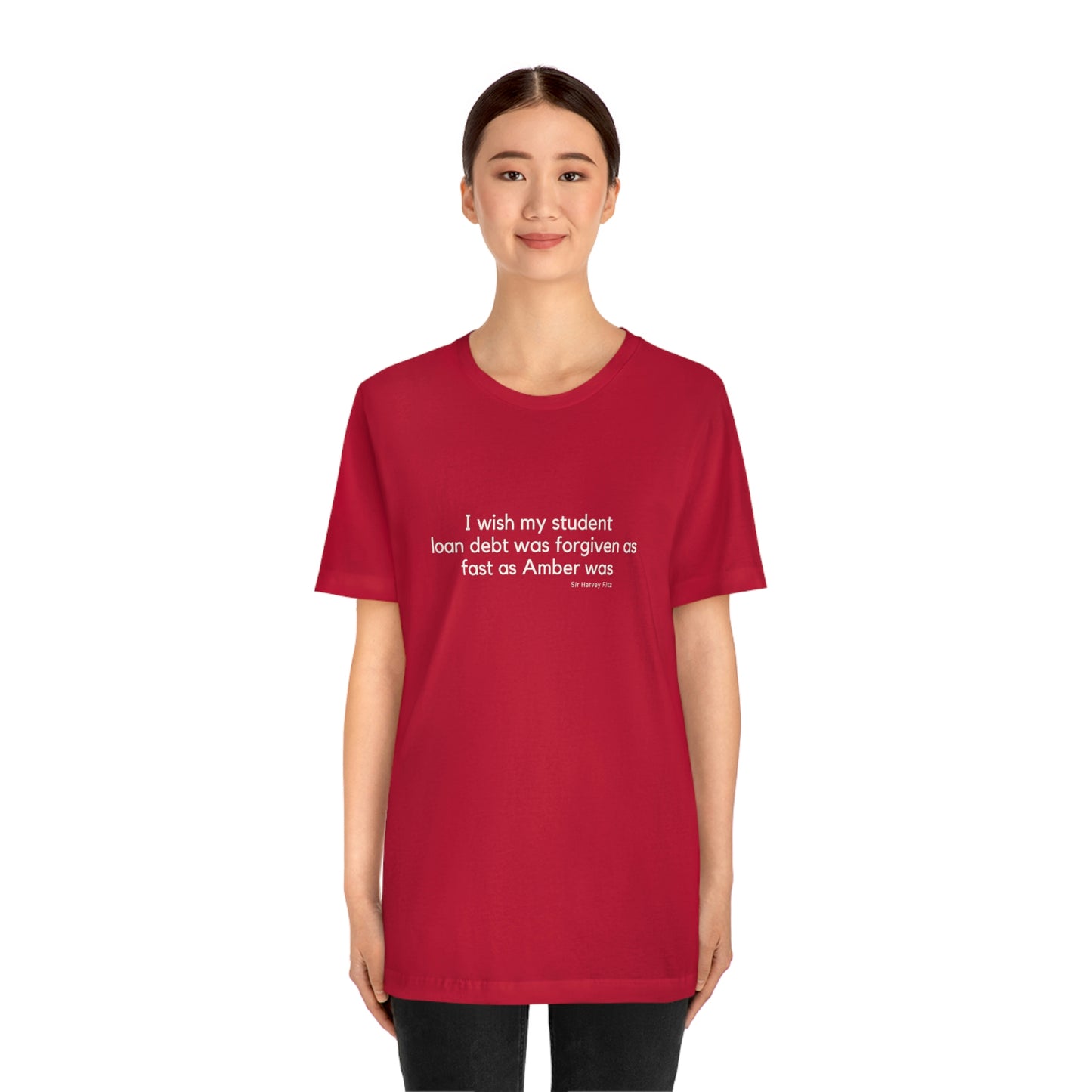 Unisex Jersey Short Sleeve Amber Haiku Tee