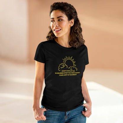 Women's Heavy Cotton  Golden Light Haiku Tee